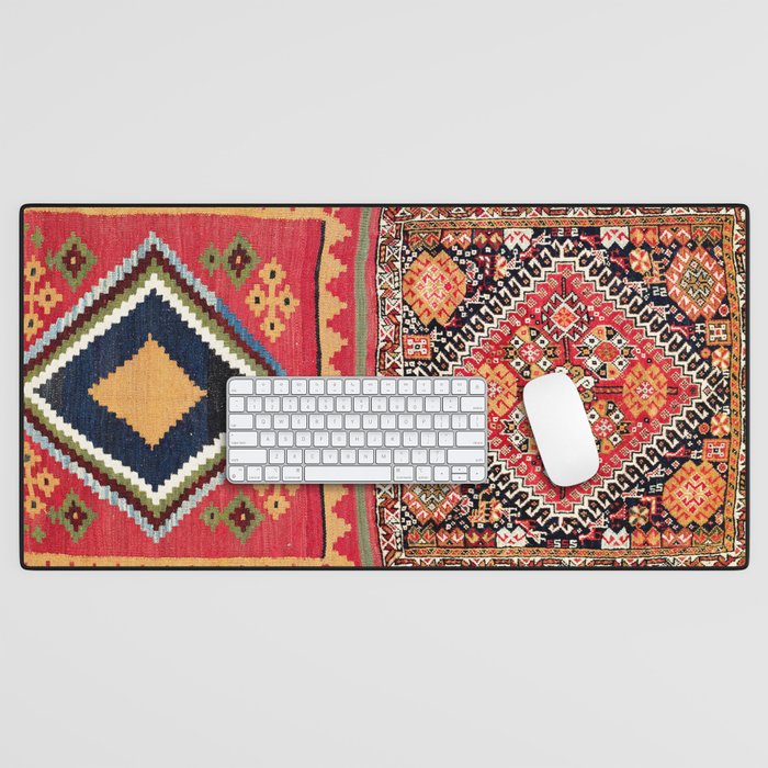 Qashqa'i Nomad Fars Southwest Persian Bag Print Desk Mat Gallery Image 1
