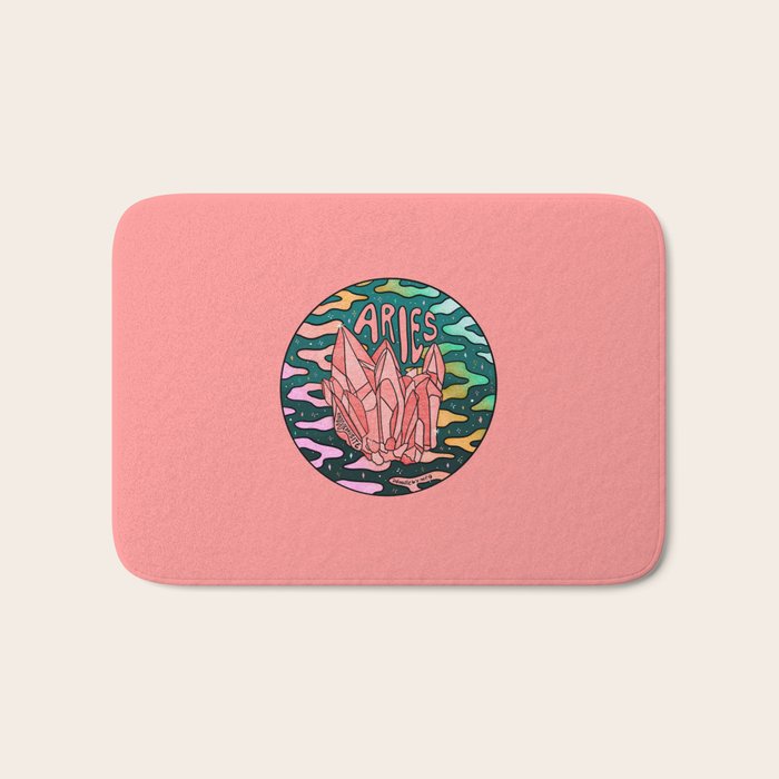 Aries Crystal Bath Mat Gallery Image 1