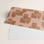 Gingerbread Pink Wrapping Paper Gallery Image 2