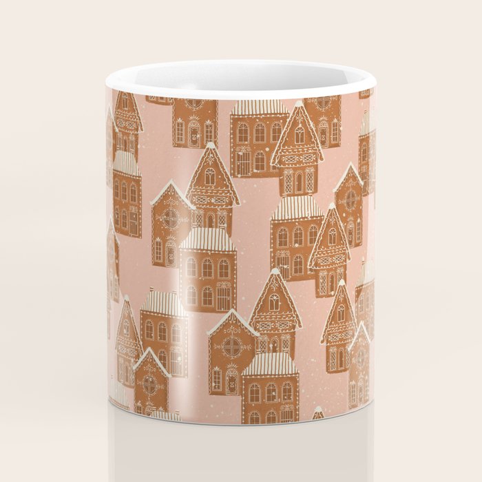 Gingerbread Pink Coffee Mug Gallery Image 4