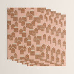 Gingerbread Pink Wrapping Paper Gallery Image 3