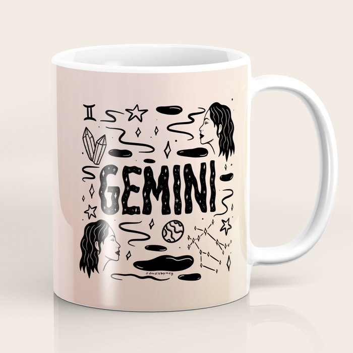 Celestial Gemini Coffee Mug Gallery Image 1