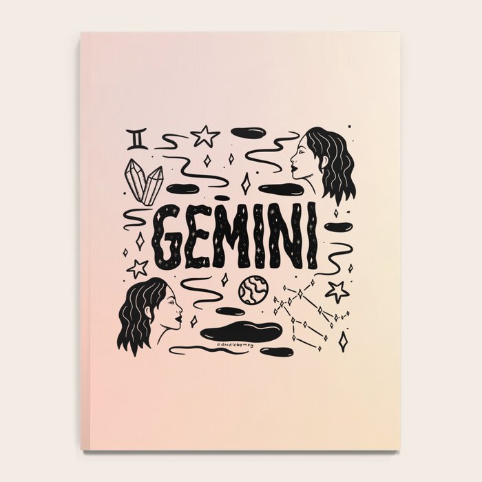 Celestial Gemini Notebook Gallery Image 4