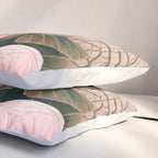 Pink Flamingo Pair In The Bloom Pillow Sham Gallery Image 3