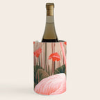 Pink Flamingo Pair In The Bloom Wine Chiller Gallery Image 2