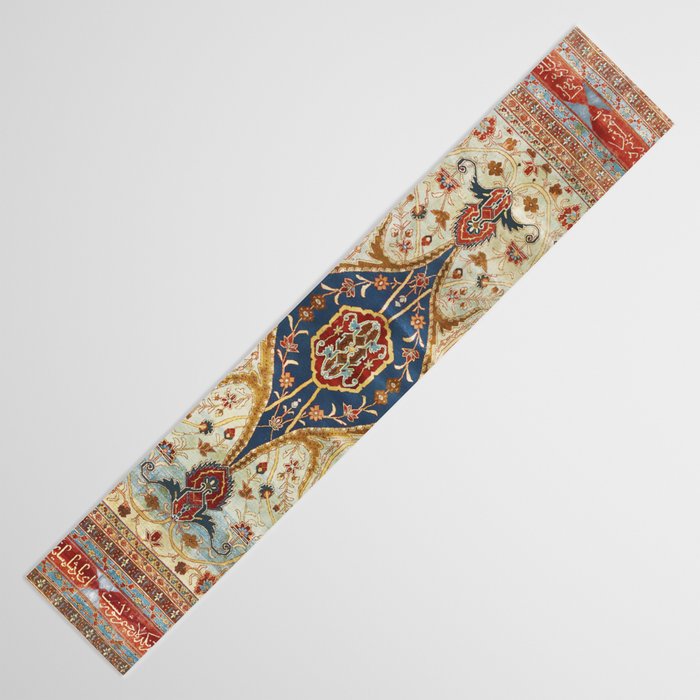 Heriz Silk Northwest Persian Carpet Print Table Runner Gallery Image 3