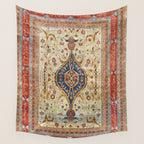 Heriz Silk Northwest Persian Carpet Print Wall Tapestry Gallery Image 4