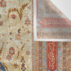 Heriz Silk Northwest Persian Carpet Print Wall Tapestry Gallery Image 3