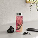 Mushroom abstract pattern Water Bottle Gallery Image 4