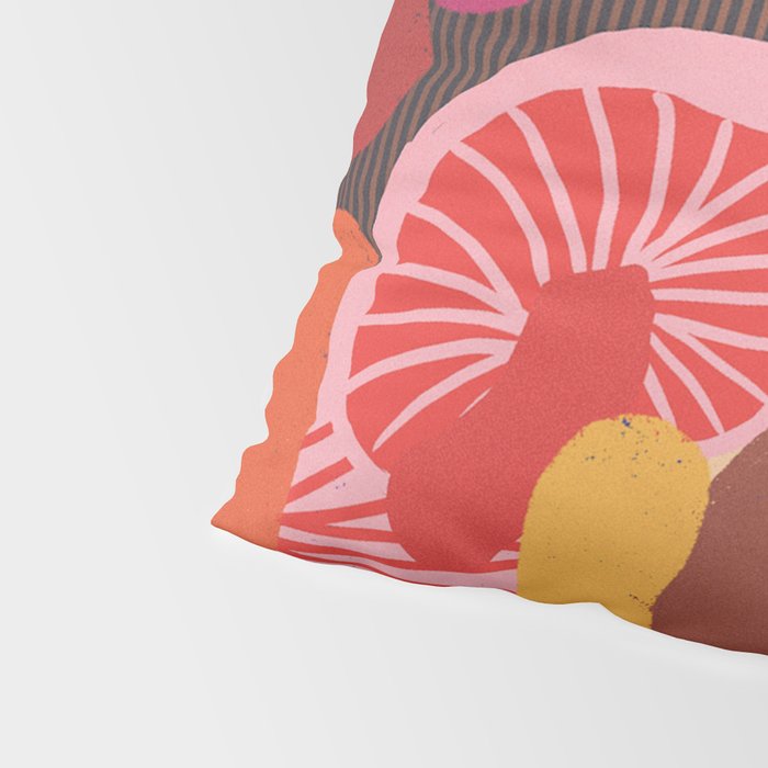 Mushroom abstract pattern Pillow Sham Gallery Image 4