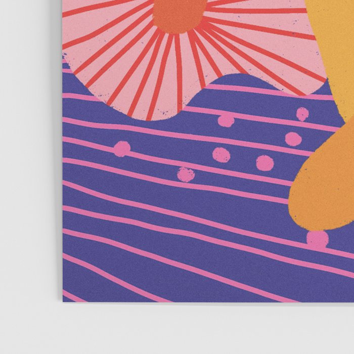 Mushroom abstract pattern Poster Gallery Image 3