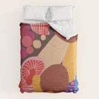 Mushroom abstract pattern Comforter Gallery Image 6