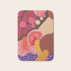 Mushroom abstract pattern Bath Mat Gallery Image 1