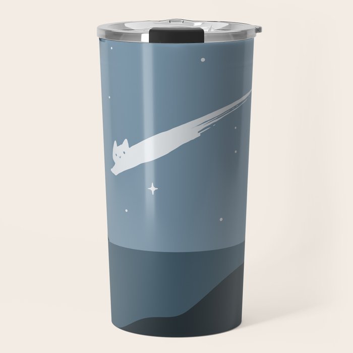 Cat Landscape 43 Travel Mug Gallery Image 1