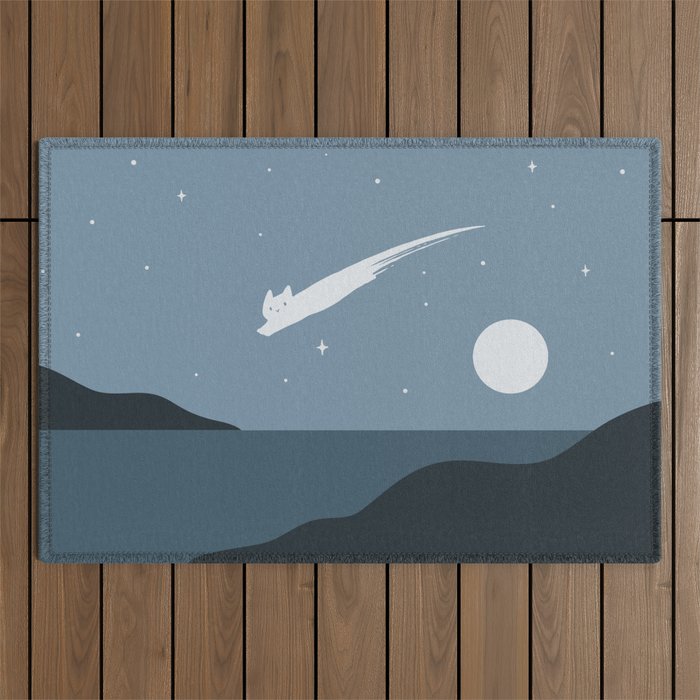 Cat Landscape 43 Outdoor Rug Gallery Image 1