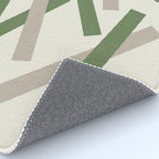 Lines Misaligned - Green Rug Gallery Image 4