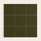 Art Deco Arch Pattern VIII Wood Wall Art Gallery Image 1
