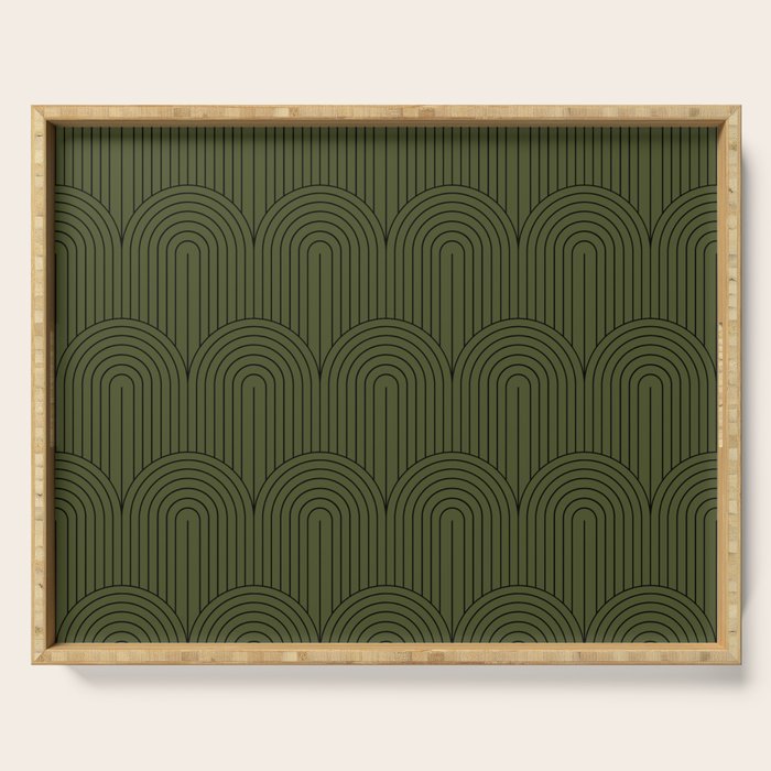 Art Deco Arch Pattern VIII Serving Tray Gallery Image 1