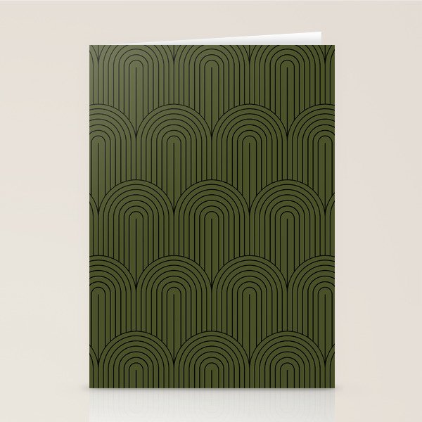 Art Deco Arch Pattern VIII Stationery Card Gallery Image 1