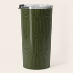 Art Deco Arch Pattern VIII Travel Mug Gallery Image 3