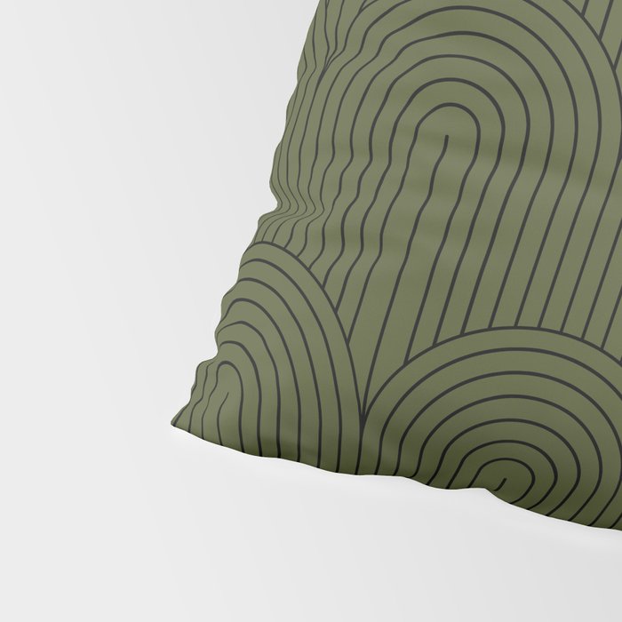 Art Deco Arch Pattern VIII Pillow Sham Gallery Image 4