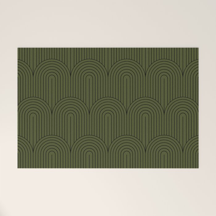 Art Deco Arch Pattern VIII Welcome Mat Gallery Image 1