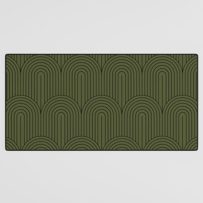 Art Deco Arch Pattern VIII Desk Mat Gallery Image 3