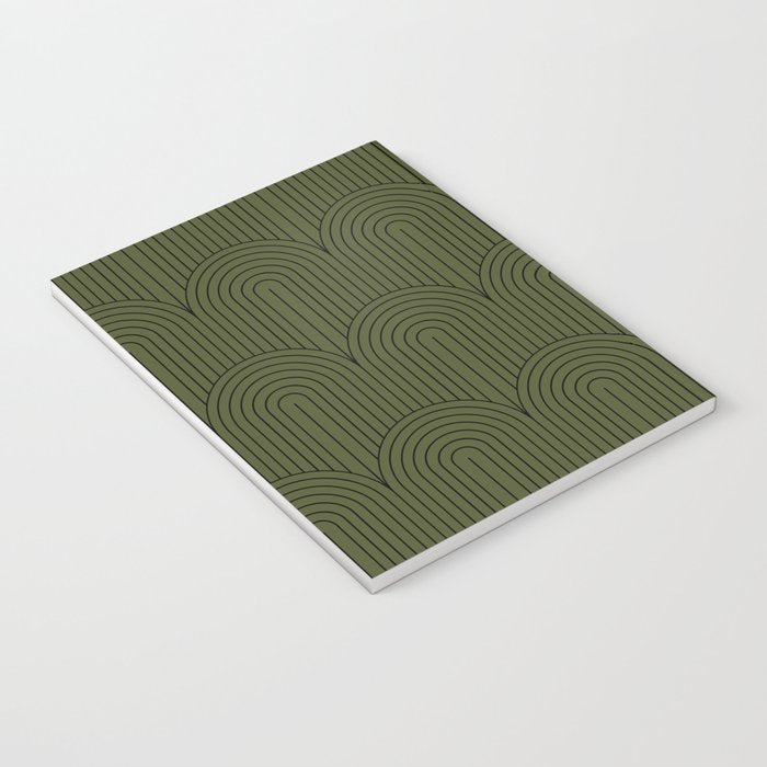 Art Deco Arch Pattern VIII Notebook Gallery Image 3