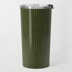 Art Deco Arch Pattern VIII Travel Mug Gallery Image 2