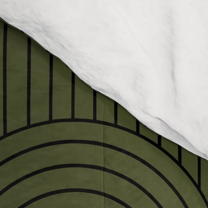 Art Deco Arch Pattern VIII Comforter Gallery Image 4