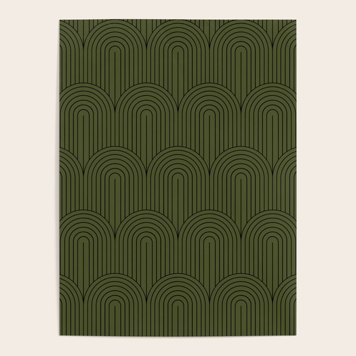 Art Deco Arch Pattern VIII Poster Gallery Image 4