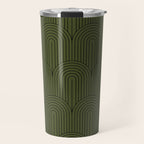 Art Deco Arch Pattern VIII Travel Mug Gallery Image 1