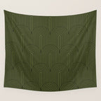 Art Deco Arch Pattern VIII Wall Tapestry Gallery Image 4