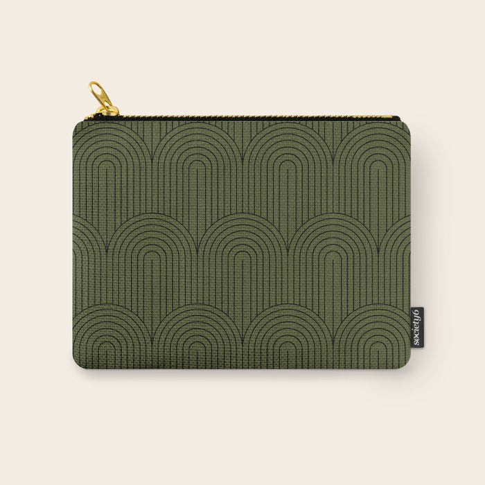 Art Deco Arch Pattern VIII Carry All Pouch Gallery Image 1