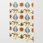Jungle Tiger Print Wallpaper Gallery Image 2