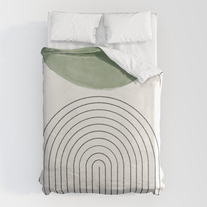 Green Moon Arch Duvet Cover Gallery Image 6