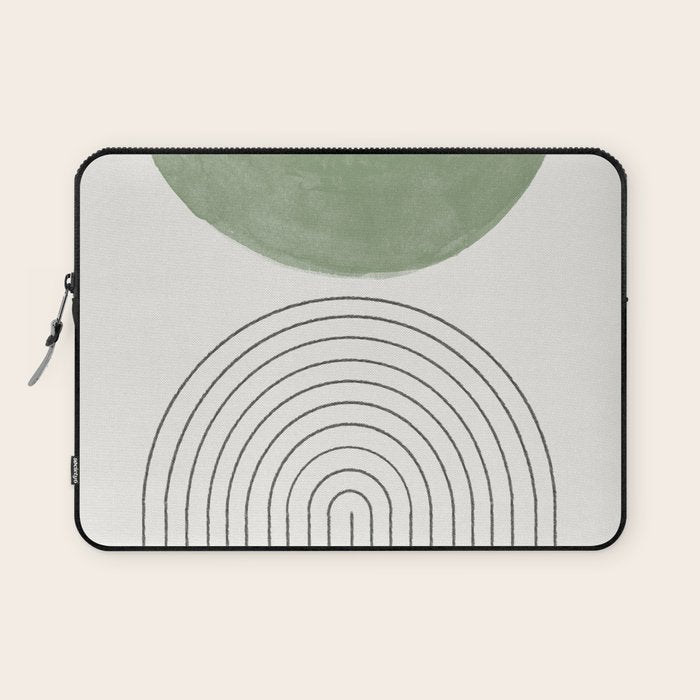 Green Moon Arch Laptop Sleeve Gallery Image 1
