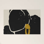 Black Hair No. 4 Welcome Mat Gallery Image 1