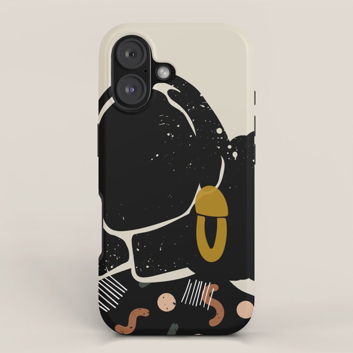 Black Hair No. 4 iPhone Case Gallery Image 1