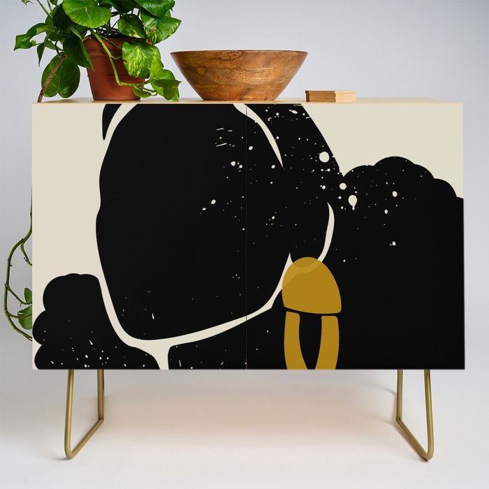 Black Hair No. 4 Credenza Gallery Image 1