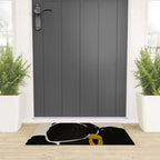 Black Hair No. 4 Welcome Mat Gallery Image 3