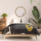 Black Hair No. 4 Comforter Gallery Image 3