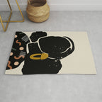 Black Hair No. 4 Rug Gallery Image 1
