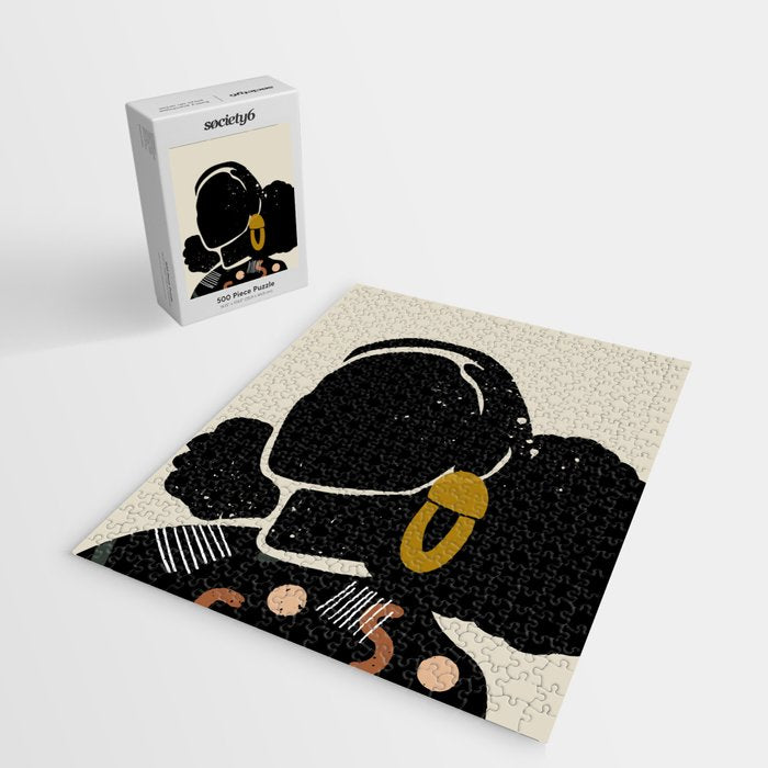 Black Hair No. 4 Jigsaw Puzzle Gallery Image 2