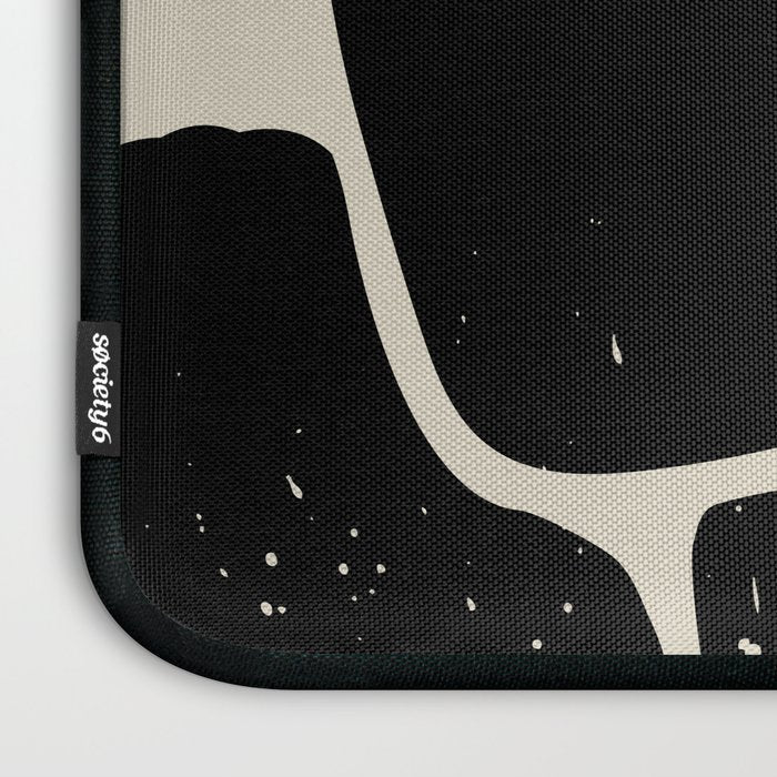Black Hair No. 4 Laptop Sleeve Gallery Image 3
