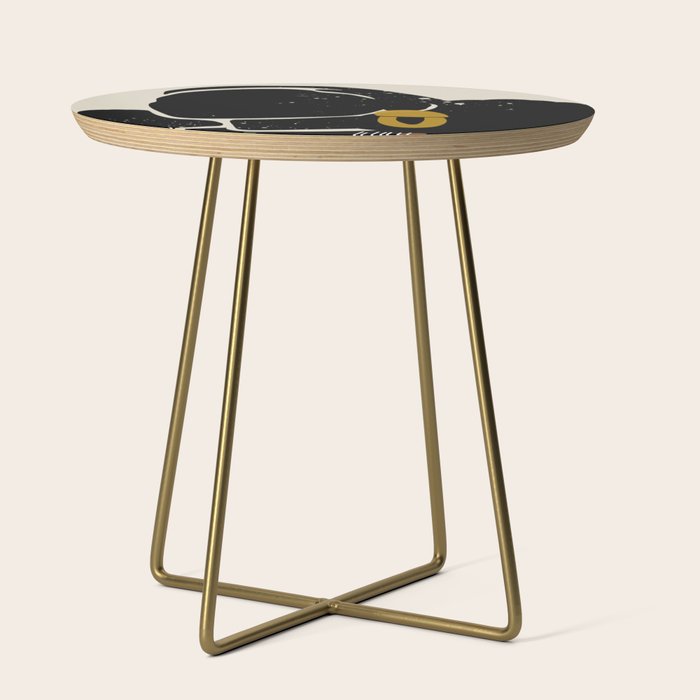 Black Hair No. 4 Side Table Gallery Image 1
