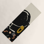 Black Hair No. 4 Yoga Mat Gallery Image 1