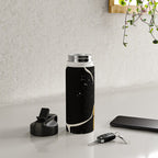 Black Hair No. 4 Water Bottle Gallery Image 4