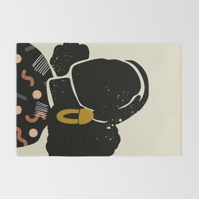 Black Hair No. 4 Rug Gallery Image 2
