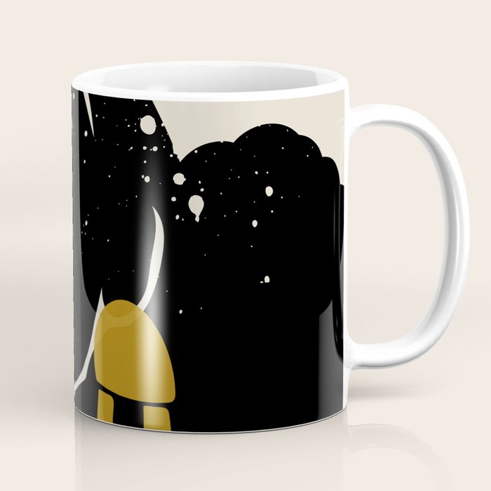 Black Hair No. 4 Coffee Mug Gallery Image 1